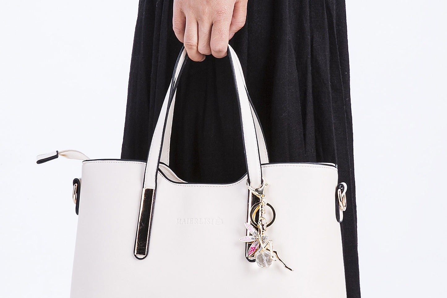 バッグチャーム (妖精) キーホルダー キーリング / キラキラ おしゃれ レディース かわいい ブランド