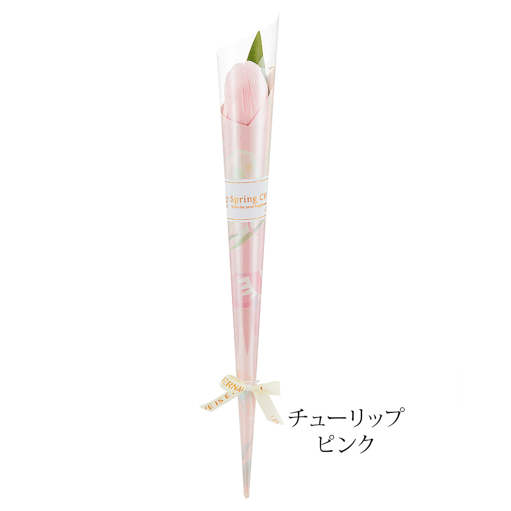 1輪ソープフラワー チューリップ さくら カーネーション