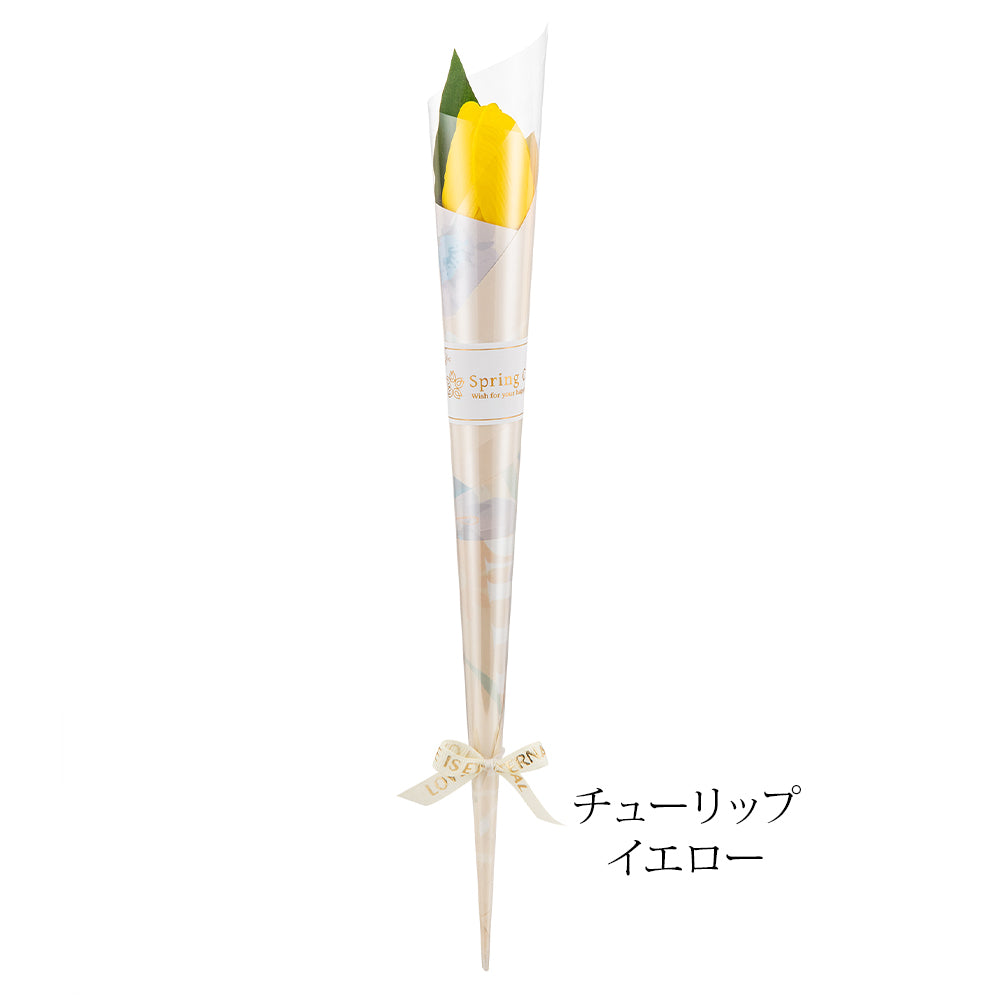 1輪ソープフラワー チューリップ さくら カーネーション
