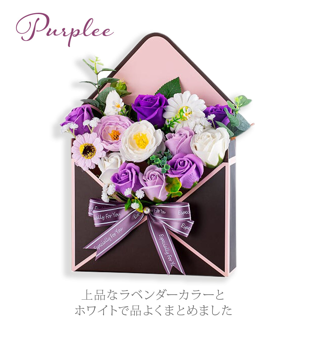 ソープフラワー 花封筒